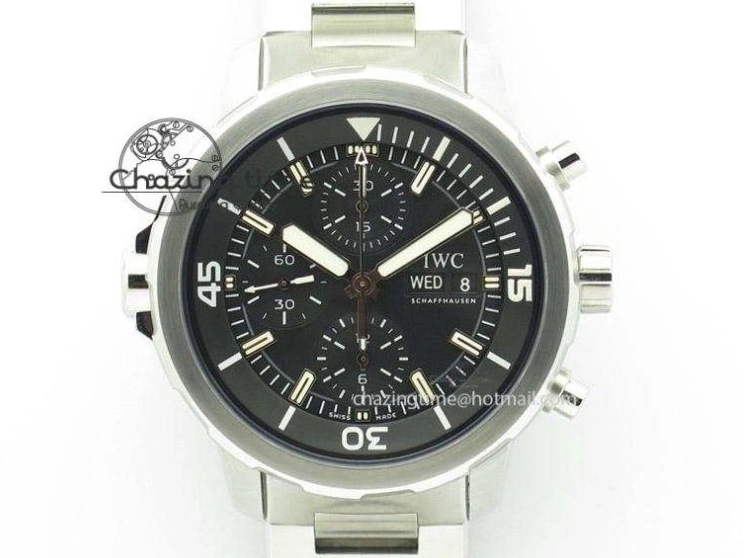 MIROTIME 0506 Portofino SCHAFFHAUSEN SS MKF 1:1 Best Edition Black Dial On Mesh Bracelet A Sporty 7342